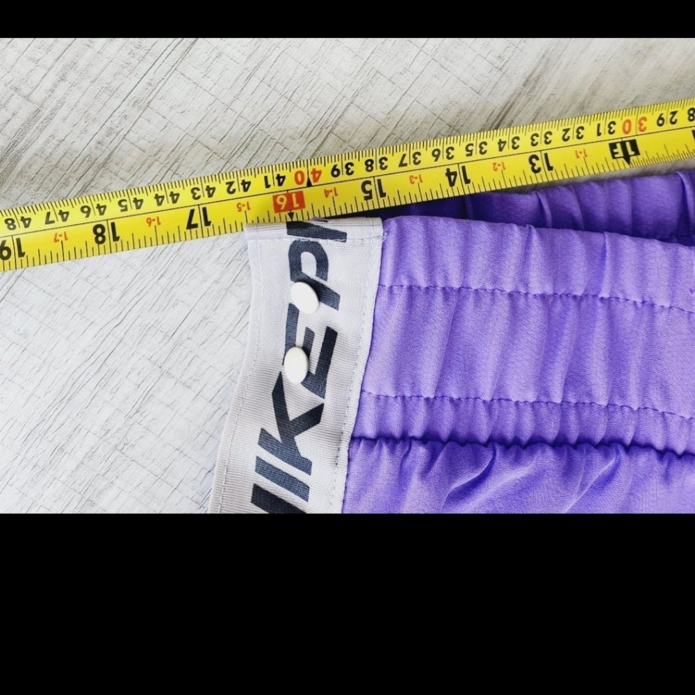 Nike Pro Womens Tear Away Pull On Loose Fitting  Pants in Psychic Purple M - Picture 7 of 10